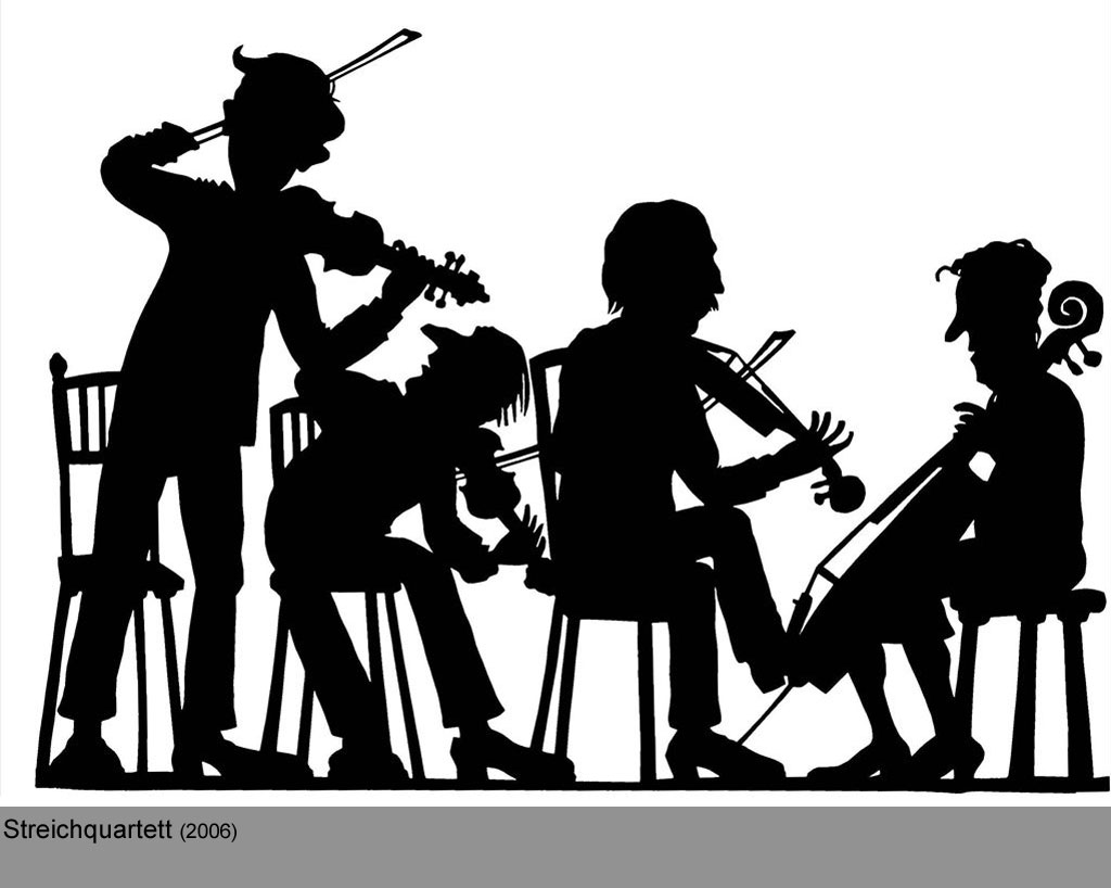 Scherenschnitt Quartett2